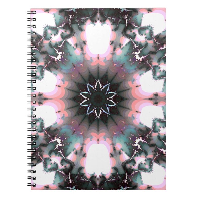 Gothic Frozen Winter Spider Web Notizblock (Vorderseite)