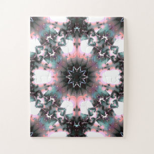 Gothic Frozen Winter Spider Web Puzzle