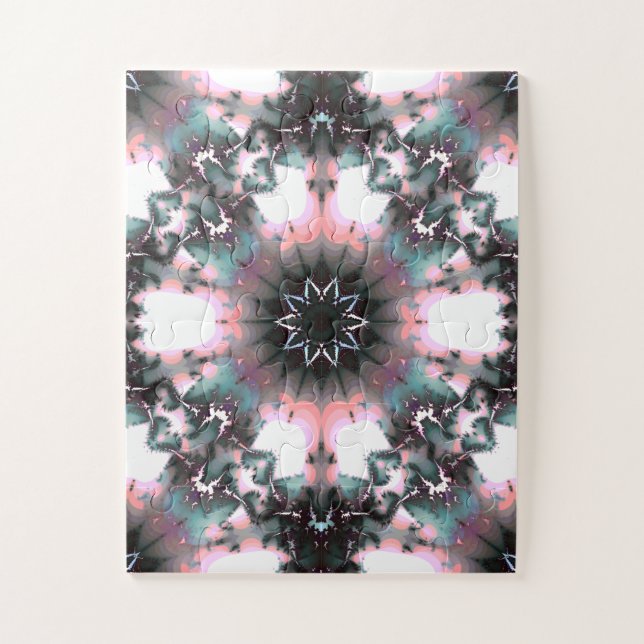 Gothic Frozen Winter Spider Web Puzzle (Vertikal)