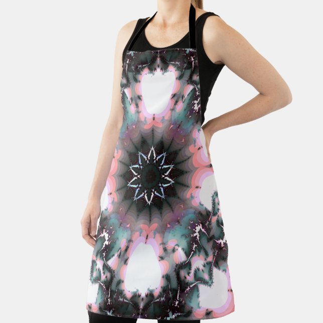 Gothic Frozen Winter Spider Web Schürze (InSitu)