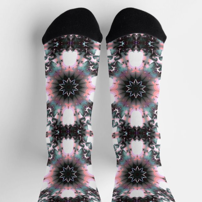 Gothic Frozen Winter Spider Web Socken (Oben)