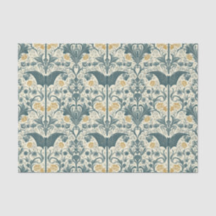 Gothic Garden Flight Tissue-Papier – Dunkle Blüten Seidenpapier