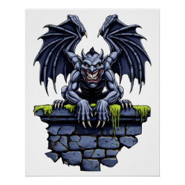 Gothic Gargoyle: Ein Wächter der Nacht Poster