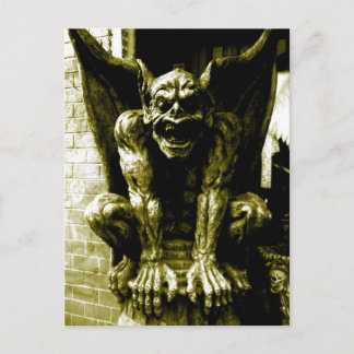Gothic Gargoyle Postcard Postkarte