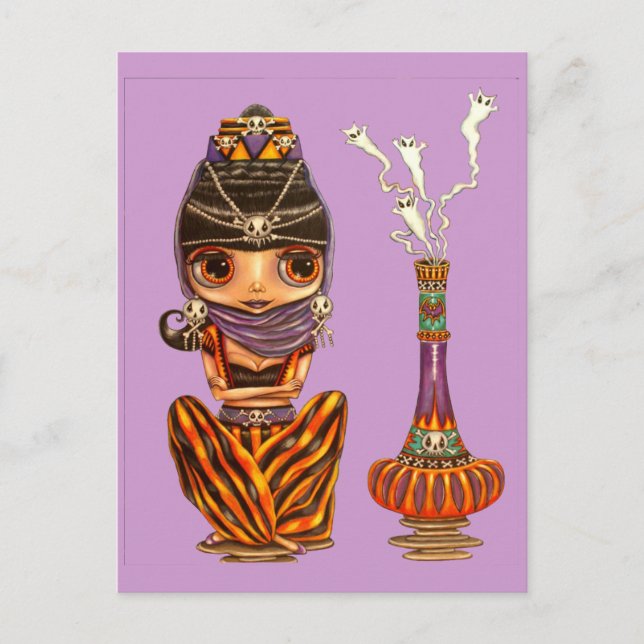 Gothic Genie Postcard Postkarte (Vorderseite)