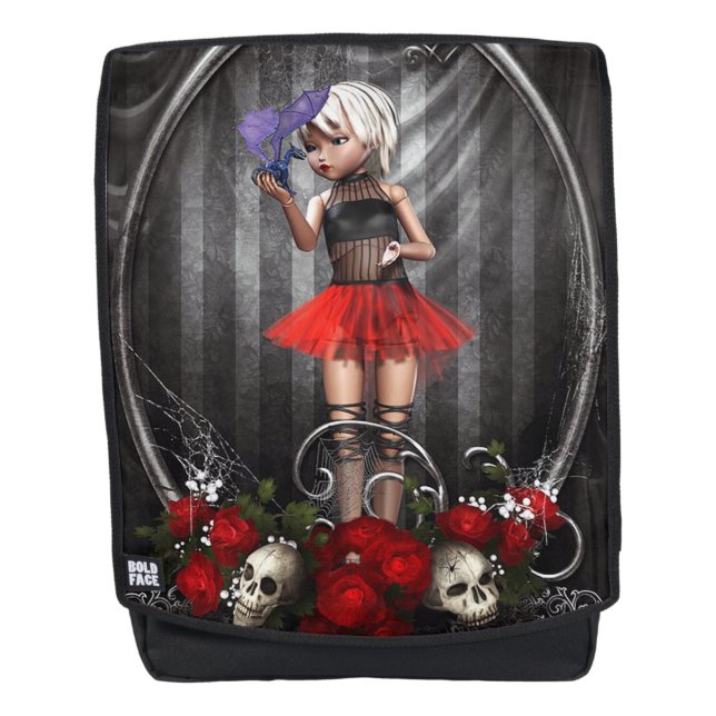 Gothic Girl Rucksack (Vorderseite)