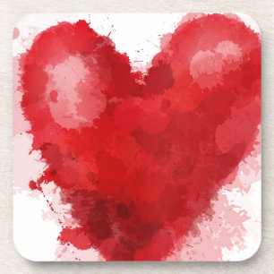 Gothic Girl Valentine Untersetzer