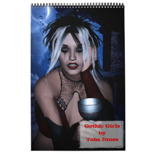 Gothic Girls Art Buchkalender Kalender