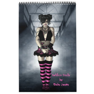 Gothic Girls Art Buchkalender Kalender