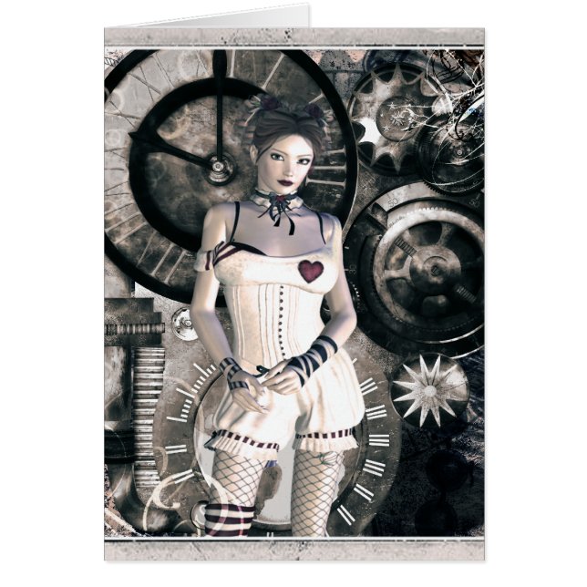 Gothic Girls Steampunk im Herzen (Vorne)