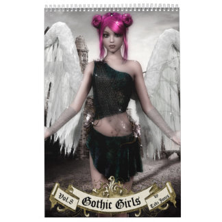 Gothic Girls Year Art Book Kalender