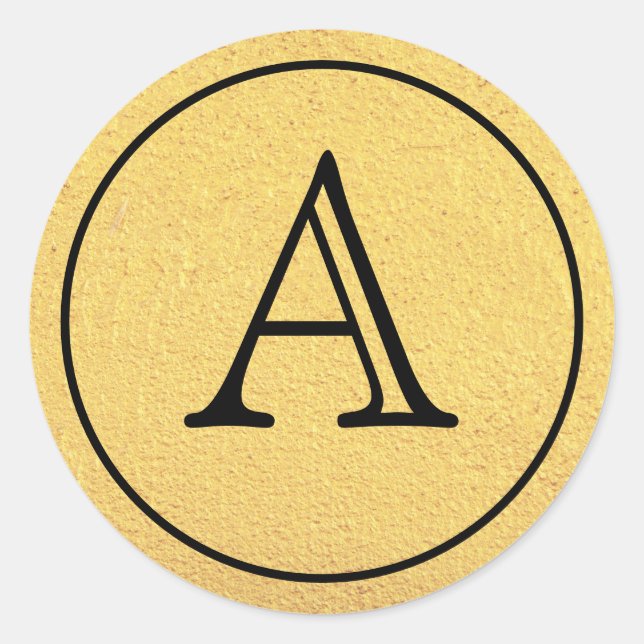 Gothic Glam | Aufkleber | Gold (Vorderseite)