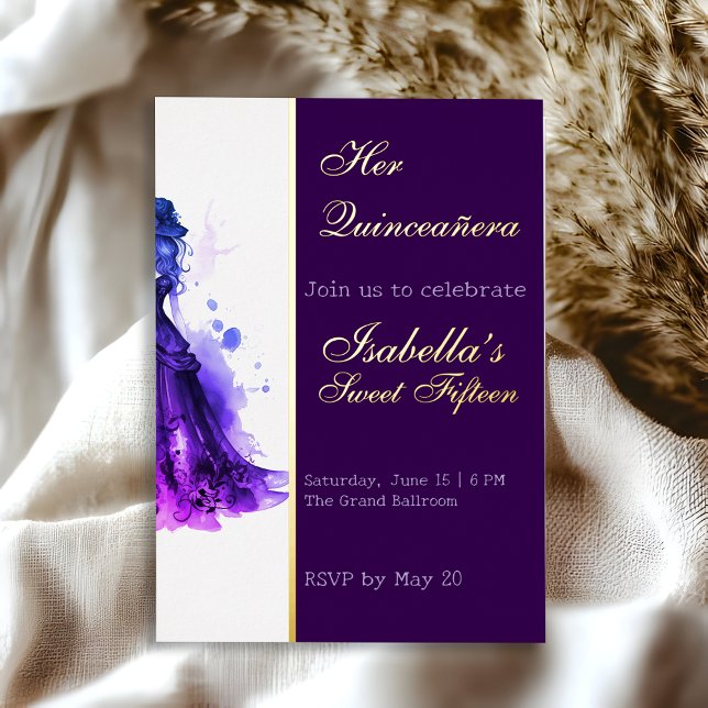 Gothic Glam Quince Folieneinladung (Von Creator hochgeladen)