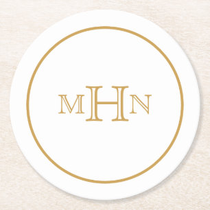 Gothic Glam UNTERSETZER Papier Monogramm w
