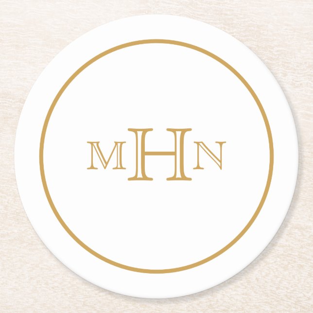 Gothic Glam | UNTERSETZER | Papier | Monogramm | w (Vorderseite)