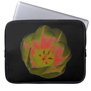 Gothic Gloomy Red Tulip Laptop Bag Laptopschutzhülle