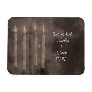 Gothic Glow Candle Light Rose Hochzeit Magnet