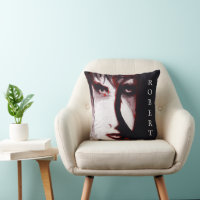 Gothic God Post Punk Goth Musik Mann Porträt Kunst