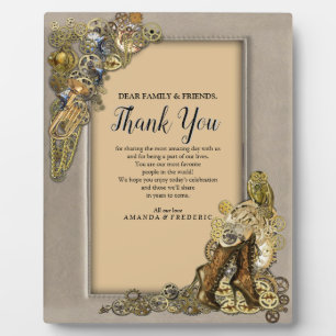 Gothic-Gold Steampunk Danke für Ihr Interesse an L Fotoplatte