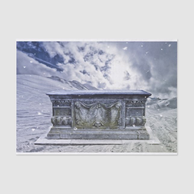 Gothic-Grab-Papiere Seidenpapier (Vorderseite)