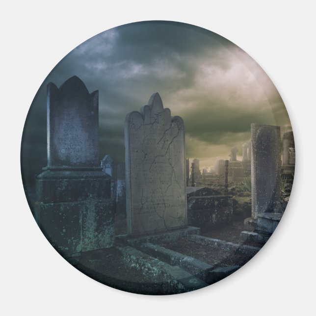 Gothic Graveyard Magnet (Vorne)