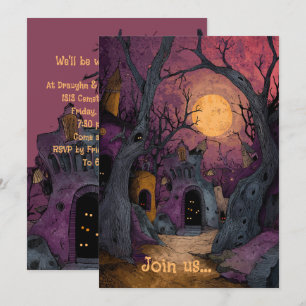Gothic Graveyard Tim Burton Inspiriert Einladung