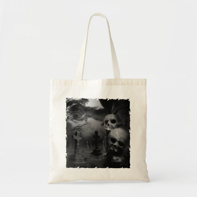Gothic Graveyard Tragetasche (Vorne)