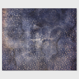 Gothic Grunge Indigo  Geschenkpapier