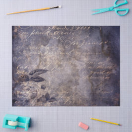 Gothic Grunge Indigo  Seidenpapier