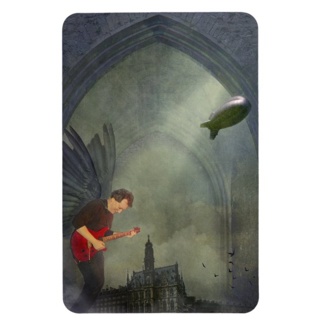 Gothic Guitar Magnet (Vertikal)