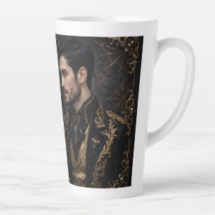 Gothic Halloween attraktiver Mann Latte-Mug  Milchtasse