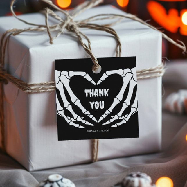 Gothic Halloween Baby Shower Geschenkanhänger (Von Creator hochgeladen)