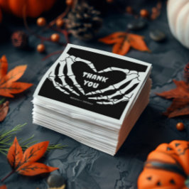 Gothic Halloween Baby Shower Serviette