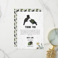 Gothic Halloween Black Rose Crows Wedding