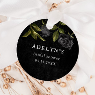 Gothic Halloween-Brautparty Geschenkanhänger