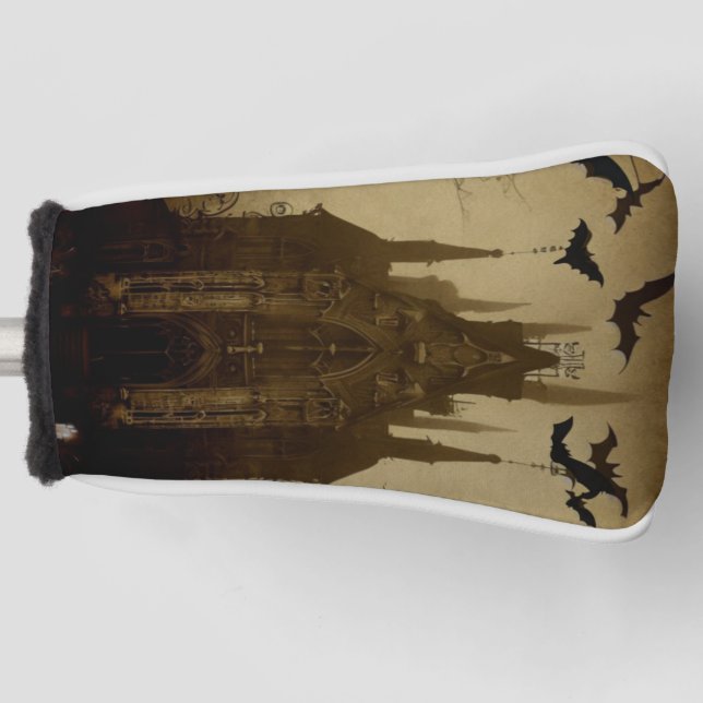 Gothic/Halloween/Herbst/Kürbis Golf Headcover (Vorderseite)