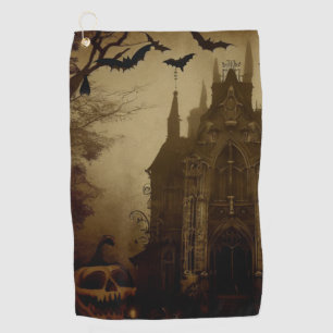 Gothic/Halloween/Herbst/Kürbis Golfhandtuch
