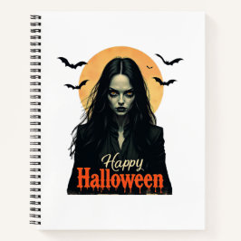 Gothic Halloween Hexe Notizbuch
