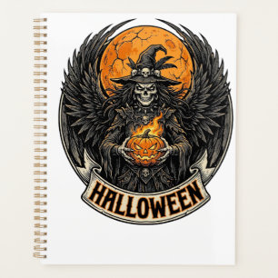 Gothic Halloween Hexe Vintage Planer