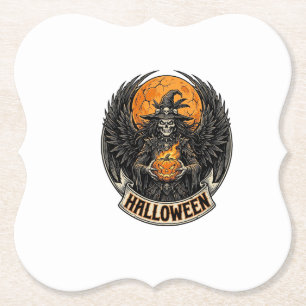 Gothic Halloween Hexe Vintage Untersetzer