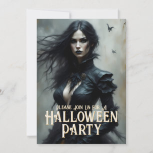 Gothic Halloween Night of Mystery Einladung