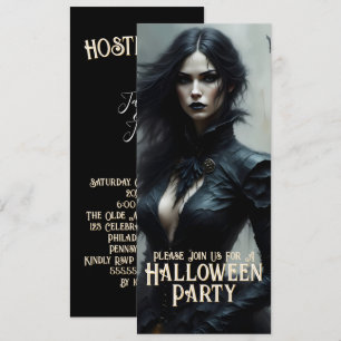Gothic Halloween Night of Mystery Einladung