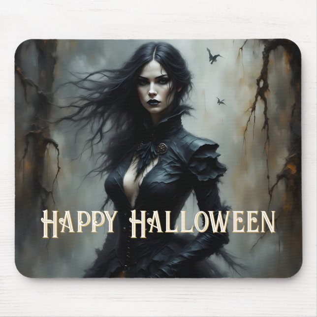 Gothic Halloween Night of Mystery Mousepad (Vorne)