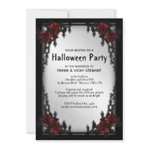 Gothic Halloween-Party Einladung