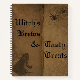 Gothic Halloween-Rezept-Notebook Notizbuch