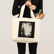 Gothic-Halloween-Tasche | Schwarze Rosen der dunkl