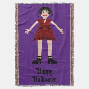 Gothic Halloween Vampire Lady Custom Decke