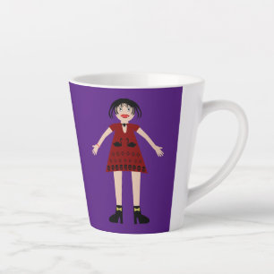 Gothic Halloween Vampire Lady Milchtasse