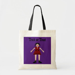 Gothic Halloween Vampire Lady Trick oder Treat Tragetasche