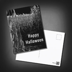 Gothic Halloween Vintag Maze Feiertagspostkarte